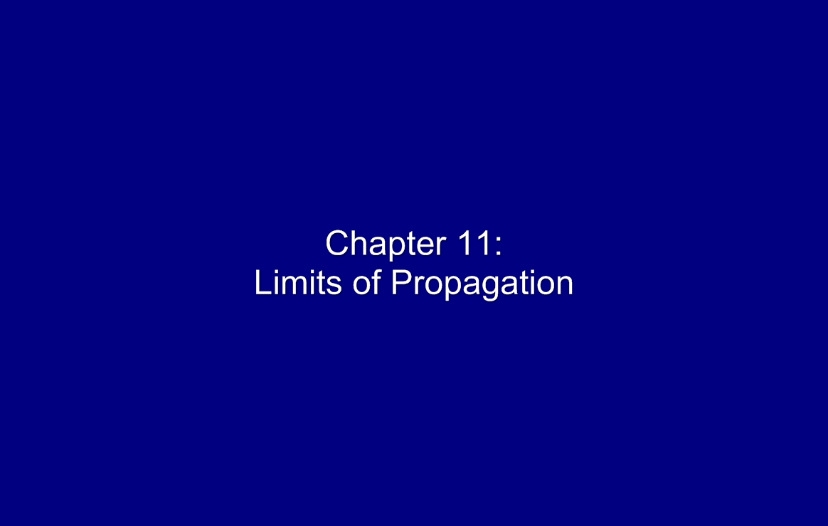 Limits of Propagation